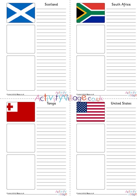 Rugby World Cup 2019 notebooking pages 3