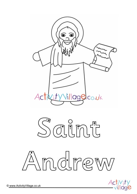 Saint Andrew Finger Tracing