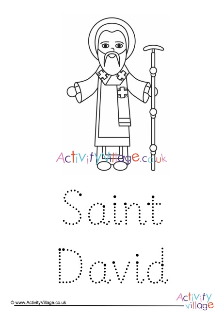Saint David Word Tracing