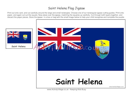 Saint Helena flag jigsaw
