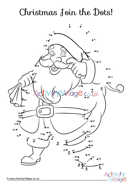 Santa Claus Dot To Dot 4