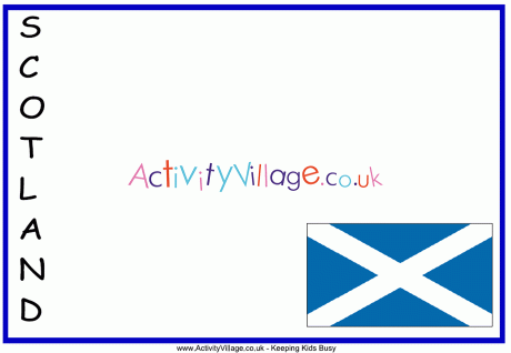 Scotland acrostic poem printable