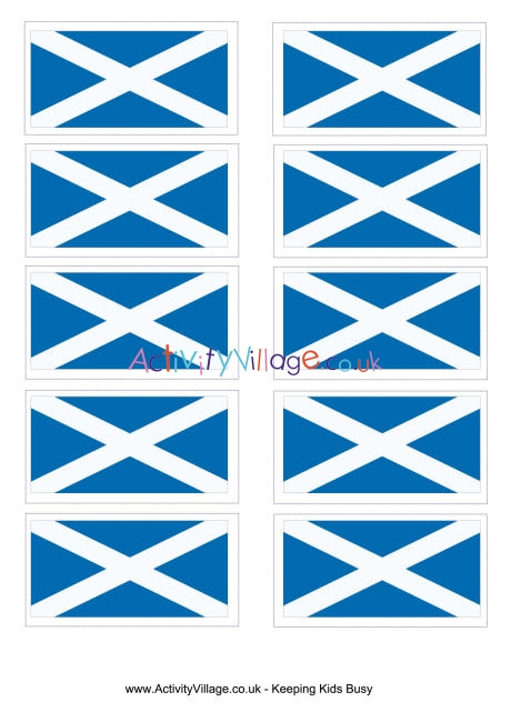 Scotland flag printable