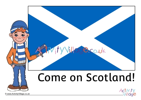 Scotland supporter poster 1