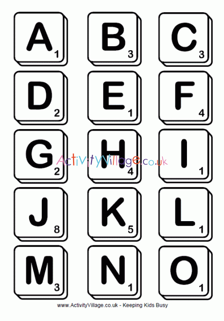 Scramble alphabet