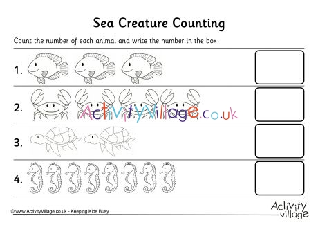 Sea Creature Counting 1