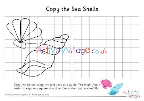 Sea Shells Grid Copy