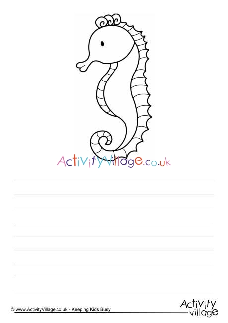 Seahorse Story Paper