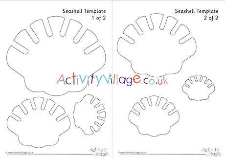 Seashell template