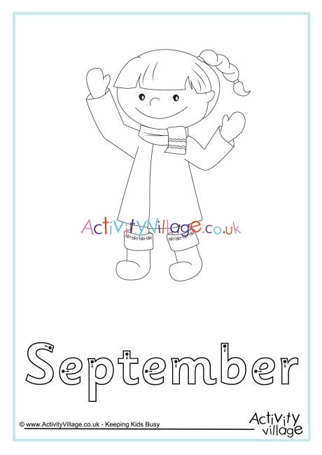 September finger tracing