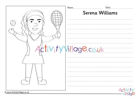 Serena Williams Story Paper
