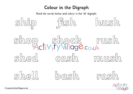 Sh Digraph Colour In
