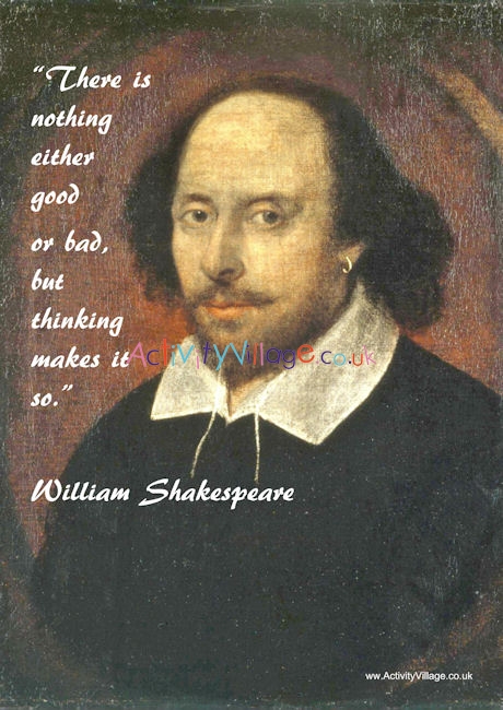 Shakespeare quote poster