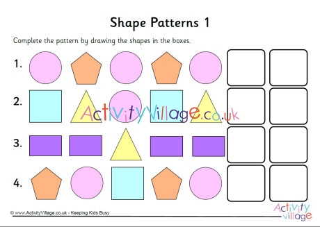 Shape patterns 1