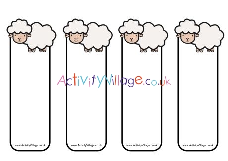 Sheep Bookmarks