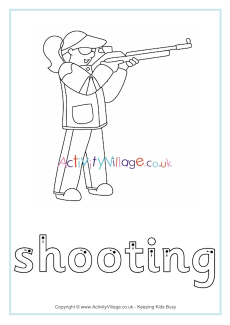 Shooting finger tracing