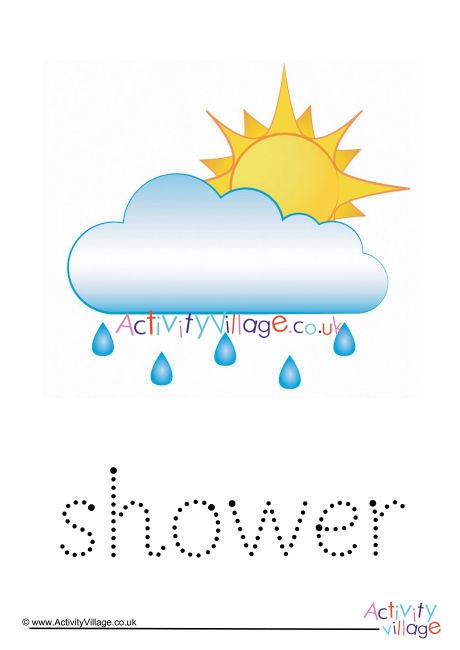 Shower Word Tracing