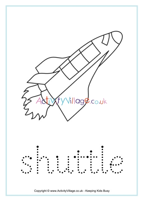 Shuttle Word Tracing