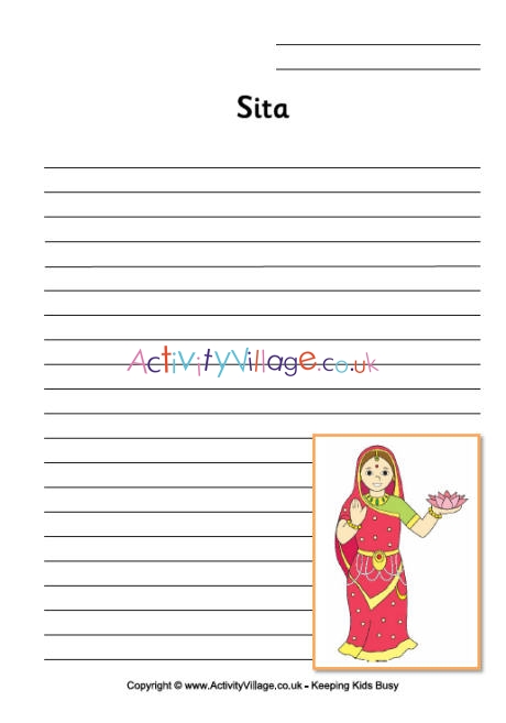 Sita writing page
