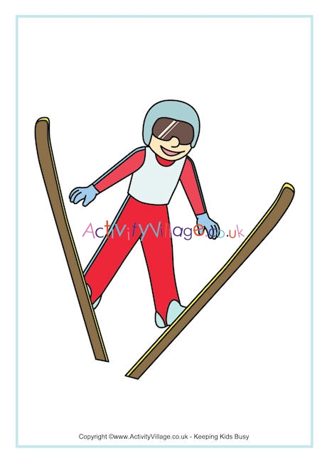 Ski Jumping Poster