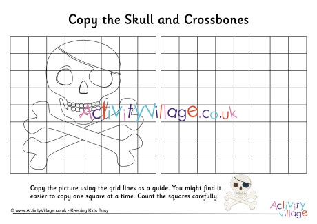 Skull And Crossbones Grid Copy