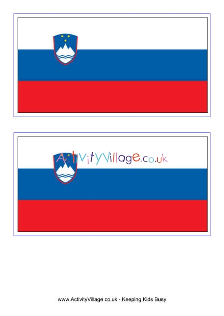Slovenia flag printable