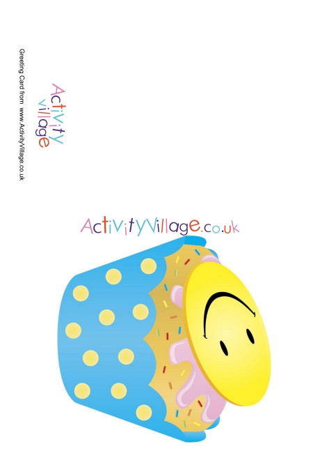 Smiley Cupcake Card 2