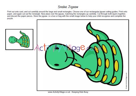 Snake jigsaw 2