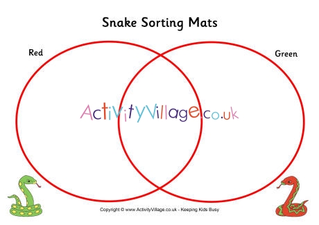 Snake sorting mats 3