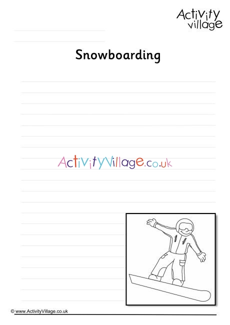 how to start a essay paper about snowboarding