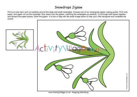 Snowdrops jigsaw