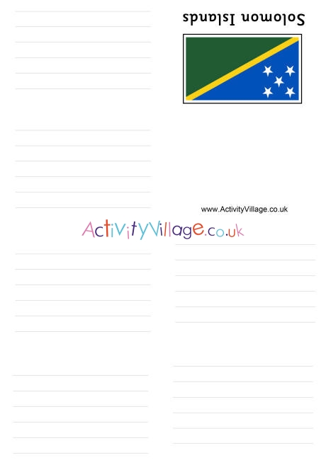 Solomon Islands booklet