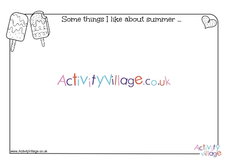 Some things I like about summer