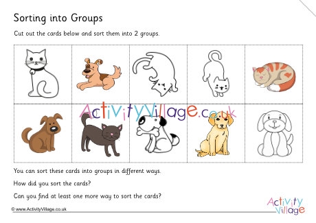 Sorting into groups 2