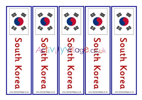 South Korea bookmarks