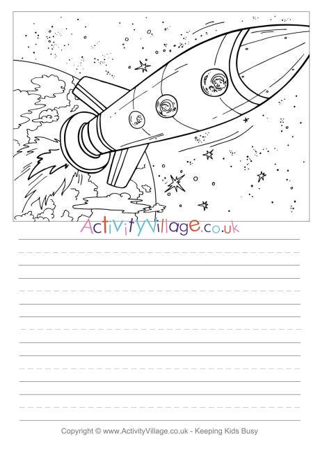 Space Ship story paper