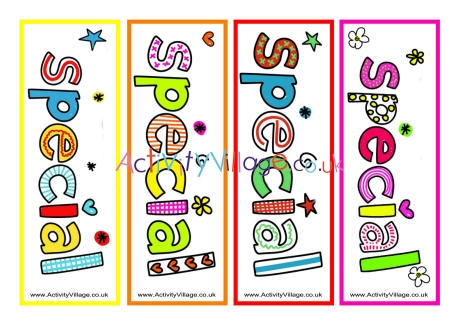 Special bookmarks
