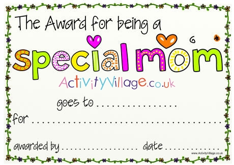 Special Mom Award
