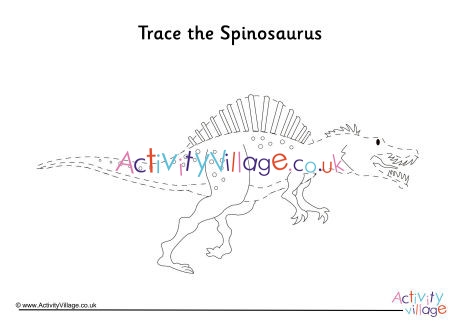 Spinosaurus Tracing Page