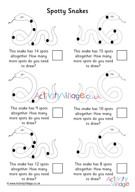 Spotty snakes maths