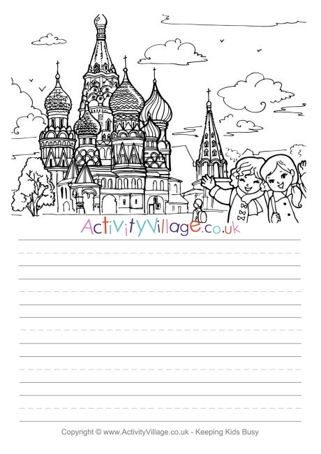 St Basil's Cathedral story paper