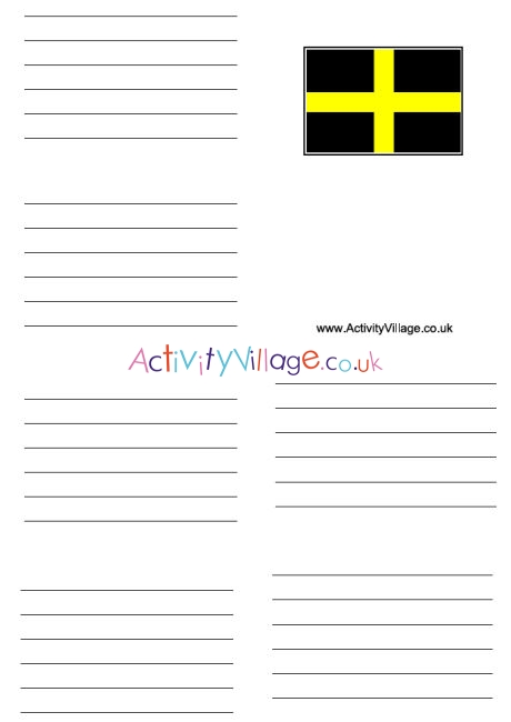 St David's flag booklet