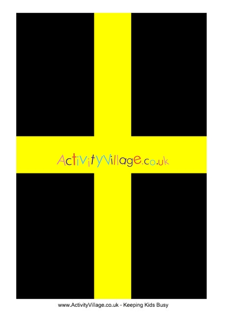 St David's flag printable