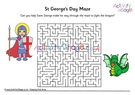 St George's Day maze 2