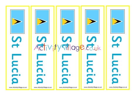 St Lucia bookmarks 