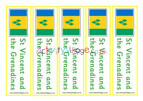 St Vincent bookmarks