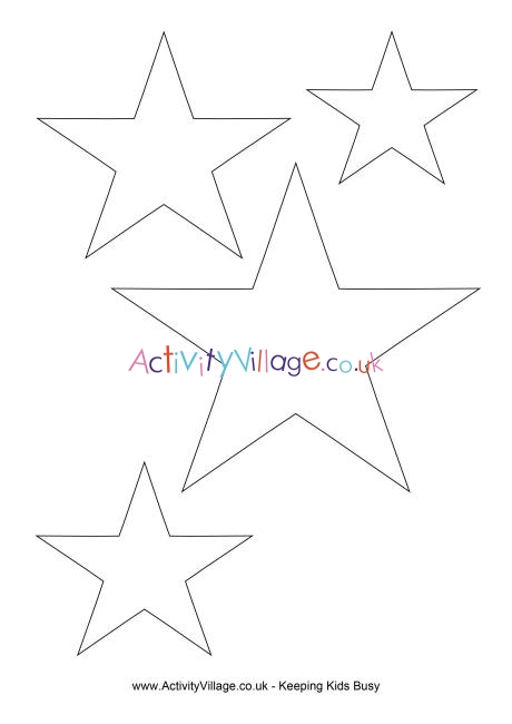 Star templates
