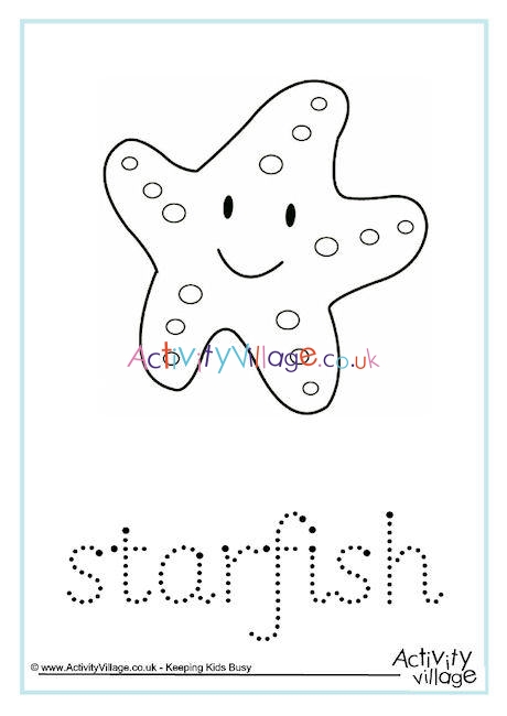 Starfish Word Tracing