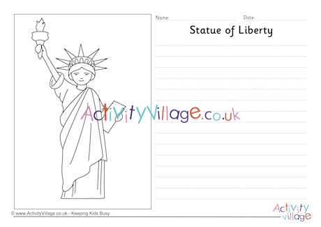 Statue of Liberty Story Paper