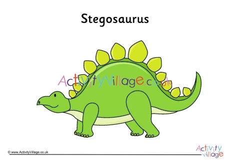 Stegosaurus Poster